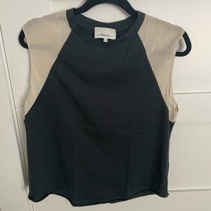 Phillip Lim Tee with Silk Sleeves - Size M